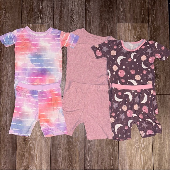 Size 5/6 Little Sleepies Shorts Sets Bundle